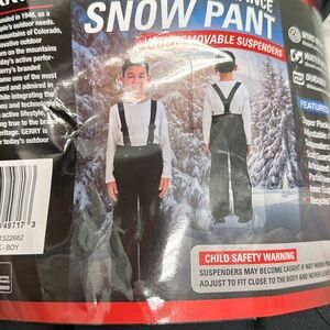 Gerry kids snow pant size medium 10-12